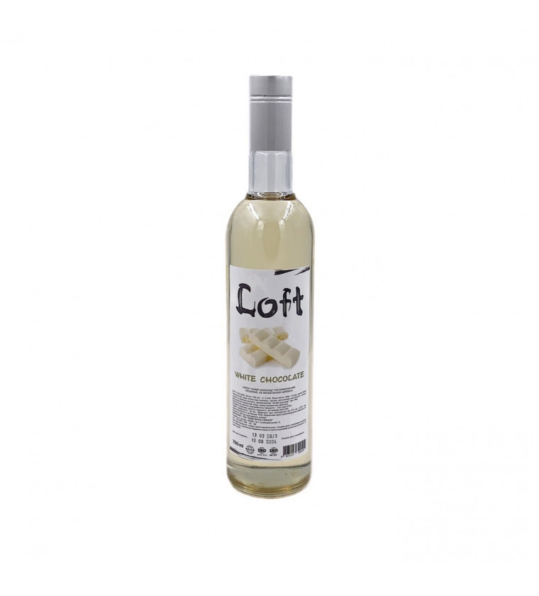 Сироп для кави і дисертів Білий шоколад ТМ "Loft" 0,7 л