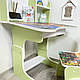 Дитяча парта зі стільчиком регульована 5-13 років Майнкрафт, ШхГхВ 70х45х67-75 см, Зелена - фото 6 - id-p1437776244