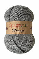 Пряжа Spagoyarn Melange 28 Серый (Спагоярн Меландж)