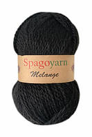 Пряжа Spagoyarn Melange 30 Черный (Спагоярн Меландж)