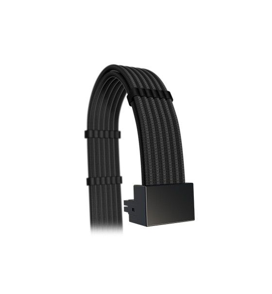 CableMod Pro ModMesh Sleeved 12VHPWR 90 Degree StealthSense PCI-e Cable for ASUS / Seasonic / Phanteks