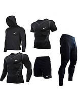 Компрессионная одежда Nike\ комплект для фитнеса и единоборств ММА\ Комплект для тренировок 5в1 bat