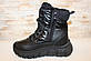 Черевики жіночі зимові чорні С354, фото 2