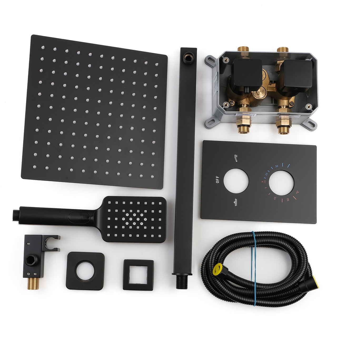 Душова система прихованого монтажу LQBT-02 із термостатичним змішувачем