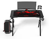 Геймерський стіл ULTRADESK Action V2 Black, фото 5