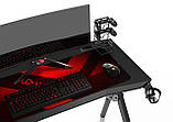 Геймерський стіл ULTRADESK Action V2 Black, фото 8