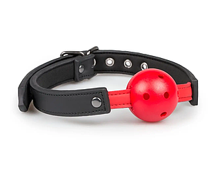 Повітропроникний кляп Ball Gag With Red Easytoys