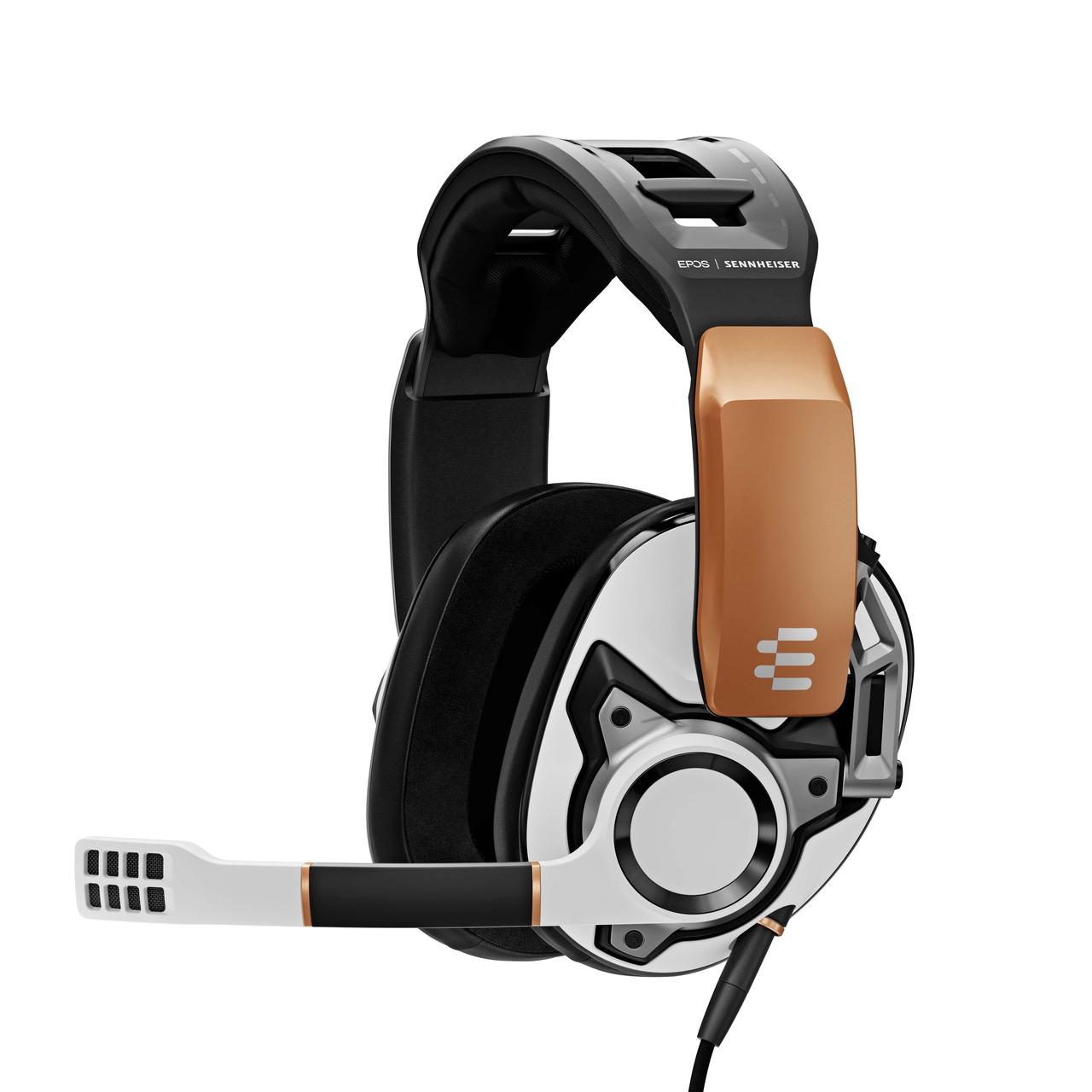 Гарнітура ПК стерео Over-ear EPOS GSP 601, mini-jack, uni mic, 3м, чорно-білий