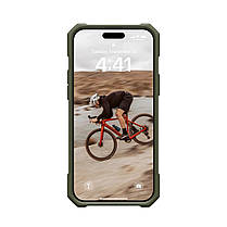 Чохол UAG для Apple iPhone 15 Plus Essential Armor Magsafe, Olive Drab, фото 5