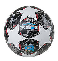 Мяч футбольный черный Ronex Liga Grippy-F2-BK