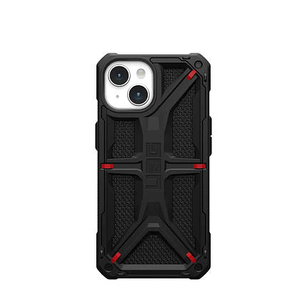 Чохол UAG для Apple iPhone 15 Monarch, Kevlar Black, фото 1