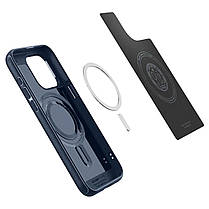 Чохол Spigen для Apple iPhone 15 Pro Max Mag Armor MagFit, Navy Blue, фото 3