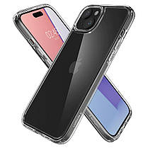 Чохол Spigen для Apple iPhone 15 Crystal Hybrid, Crystal Clear, фото 3