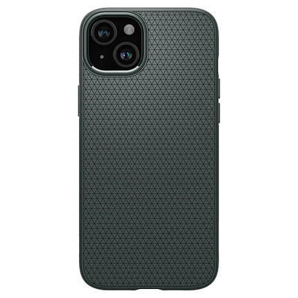 Чохол Spigen для Apple iPhone 15 Plus Liquid Air, Abyss Green, фото 1
