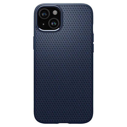 Чохол Spigen для Apple iPhone 15 Plus Liquid Air, Navy Blue, фото 1