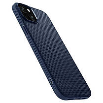 Чохол Spigen для Apple iPhone 15 Plus Liquid Air, Navy Blue, фото 3