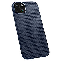 Чохол Spigen для Apple iPhone 15 Plus Liquid Air, Navy Blue, фото 5