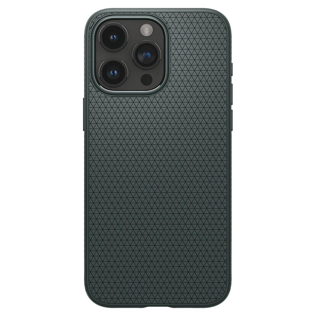 Чохол Spigen для Apple iPhone 15 Pro Max Liquid Air, Abyss Green