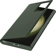 Чохол Samsung Smart View Wallet Case для смартфона Galaxy S23 Ultra (S918) хакі, фото 4