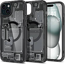 Чохол Spigen для Apple iPhone 15 Plus Ultra Hybrid MagFit, Zero One, фото 2