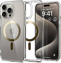 Чохол Spigen для Apple iPhone 15 Pro Max Ultra Hybrid MagFit, Gold, фото 2