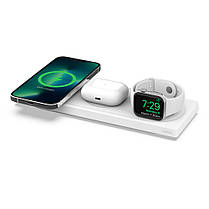 Зарядний пристрій бездротовий Belkin 3в1 MagSafe PRO iPhone/Watch/AirPods, білий, фото 4