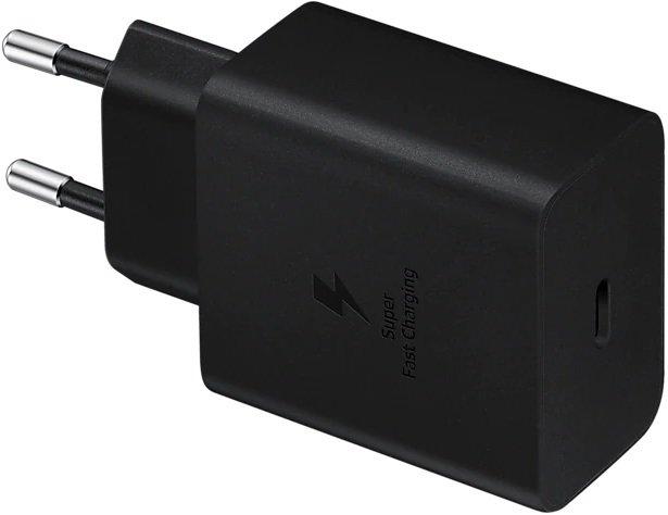 Мережевий зарядний пристрій Samsung 45W Compact Power Adapter (з C to C кабелем) чорний