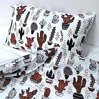 Комплект постільної білизни в ліжечко Cactus SoundSleep муслін Дитячий комплект