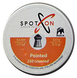 Кулі Spoton Pointed 0,63 (250 шт.) 4.5 мм