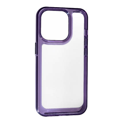 Чохол Shock case для Apple iPhone 14 Pro Max Transparent Violet, фото 1