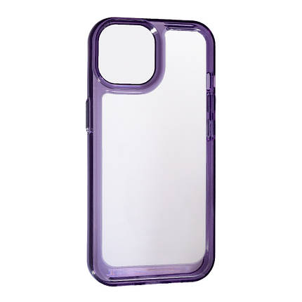 Чохол Shock case для Apple iPhone 15 Transparent Violet, фото 1