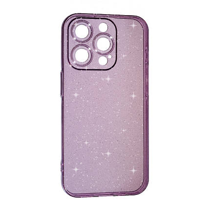 Силіконовий чохол Clear Shine для Apple iPhone 13 Pro Max Violet, фото 1
