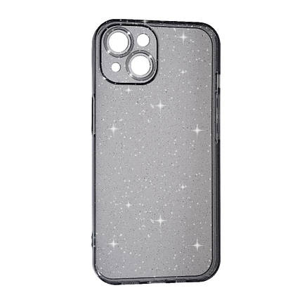 Силіконовий чохол Clear Shine для Apple iPhone 13 Black, фото 1