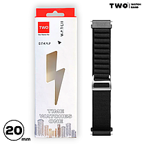 Ремінець для Xiaomi Amazfit Bip 3 / Bip 3 PRO нейлоновий Чорний, фото 2