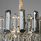 Сучасна кришталева люстра на 6 ламп Е14 колір каркасу золото D-9916-450SG, фото 3