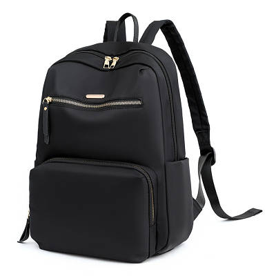Класичний Жіночий нейлоновий рюкзак  37х28х13 см Чорний