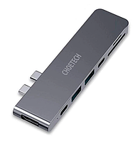 Концентратор для Macbook Choetech (HUB-M14) 7-In-1 USB-C Multiport Adapter