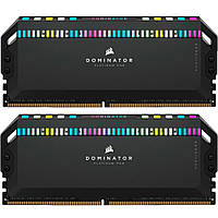 Модуль памяти для компьютера DDR5 32GB (2x16GB) 6400 MHz Dominator Platinum RGB Black Corsair