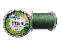Шнур рыболовный Power Pro х4 300м четырехжильный 0.14мм