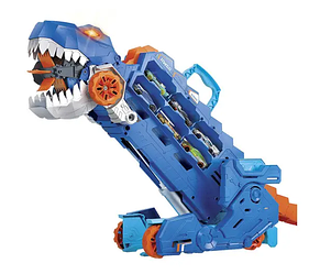 Hot Wheels 2-in-1 Ultimate T-Rex Мега-транспортер Неймовірний Ті-Рекс серії City (HNG50)