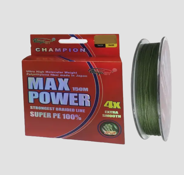 Шнур рибальський Boya By Max Power 4X 150 м 0,12мм