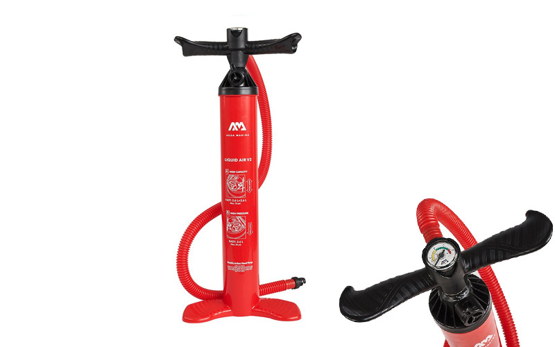 Aqua Marina LIQUID AIR V2 ручний насос 2,6+2,6 л високого тиску Аква Марина b0303021 для САП-борда