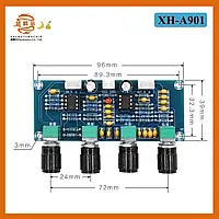 Темброблок стерео-підсилювач XH-A901 NE5532 DC12-24V