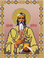 Схема для вышивки бисером иконы. Святой Павел