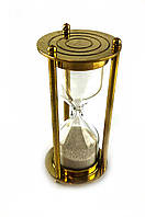 Годинник пісочний сувенірний бронзовий h-9,5см d-4,5см (34897)