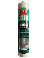 Силіконовий герметик FOXFIX D310 310ml САНІТАРНИЙ БІЛИЙ (для ванних та 
душевих кабін)