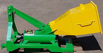 Шнековий подрібнювач гілок ПГ-60 садовий шредер до трактора