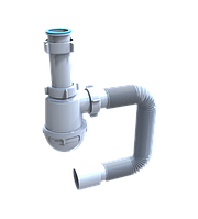 Напівсифон "Тюльпан-Мойка" G1 *1/2" з гнучкою трубою 40х50.M-00.01