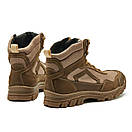Черевики тактичні літні з вентилюючою сіткою, військове взуття Арт-205 койот, фото 8