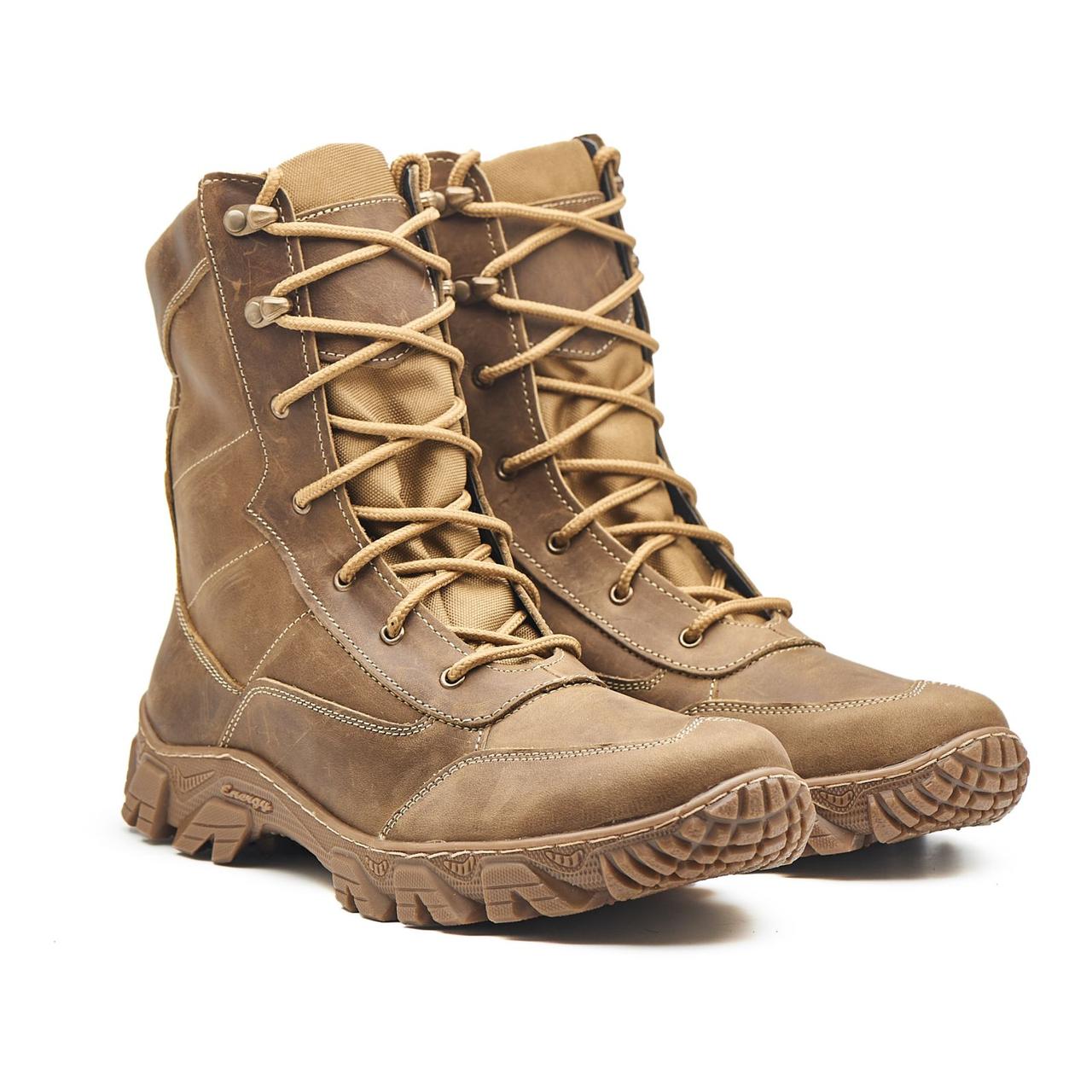 Зимові берці шкіряні військові койот Арт-104, фото 1